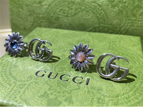 Gucci 구찌더블 G 플라워 스터드 귀걸이 레플리카 3번 이미지 - 악세사리 | 세미샵 레플리카 사이트