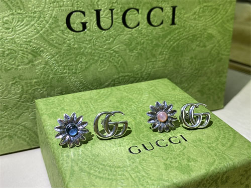 Gucci 구찌더블 G 플라워 스터드 귀걸이 레플리카 5번 이미지 - 악세사리 | 세미샵 레플리카 사이트