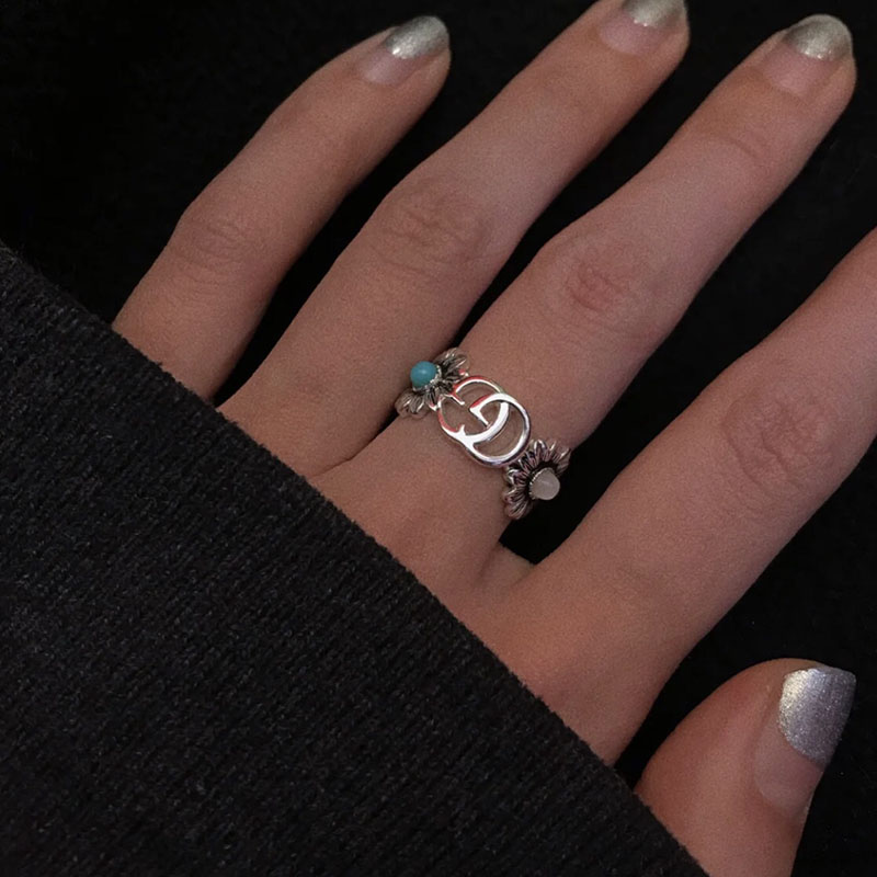 Gucci 구찌 더블 G 플라워 스터드 반지 레플리카 1번 이미지 - 악세사리 | 세미샵 레플리카 사이트