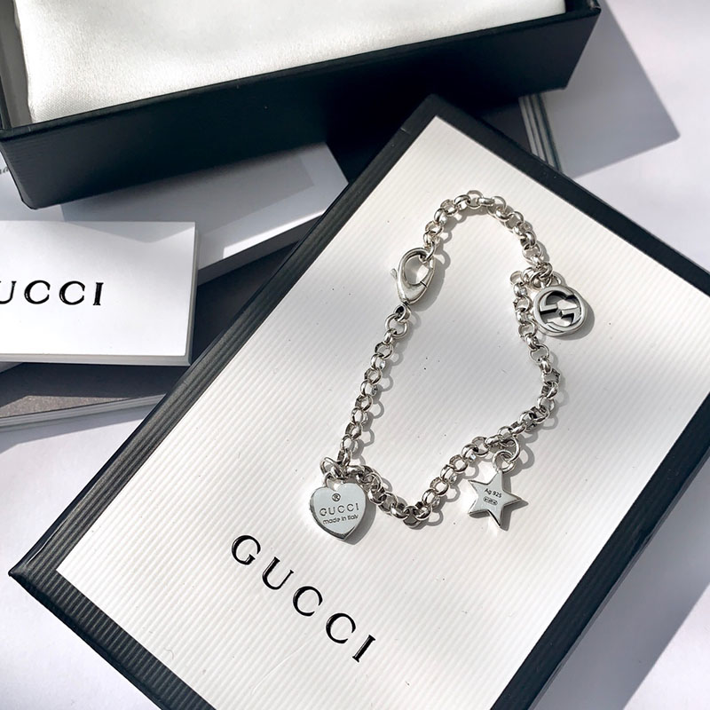 Gucci 구찌 인터로킹 G 실버 팔찌 레플리카 1번 이미지 - 악세사리 | 세미샵 레플리카 사이트