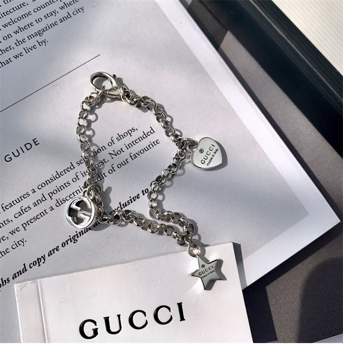 Gucci 구찌 인터로킹 G 실버 팔찌 레플리카 4번 이미지 - 악세사리 | 세미샵 레플리카 사이트