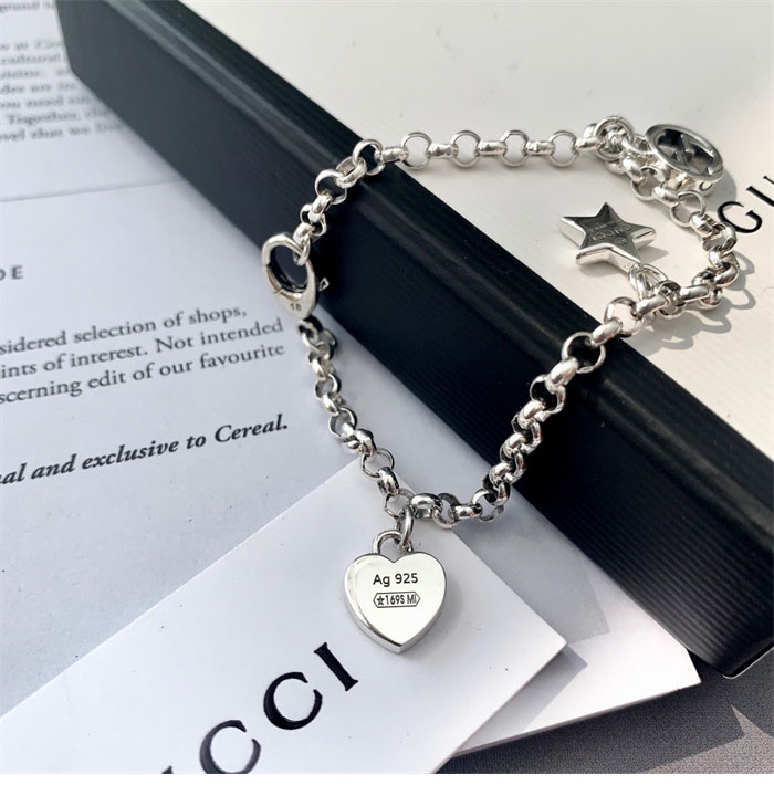 Gucci 구찌 인터로킹 G 실버 팔찌 레플리카 6번 이미지 - 악세사리 | 세미샵 레플리카 사이트