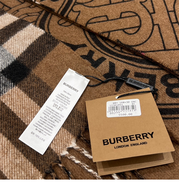 Burberry 버버리 모노그램 리버시블 캐시미어 머플러 스카프 레플리카 5번 이미지 - 악세사리 | 세미샵 레플리카 사이트