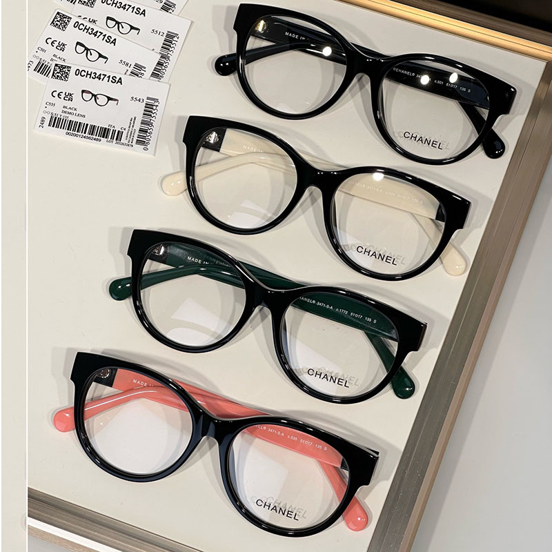 C H A N E L 샤넬 로고 템플 3471-S-A 안경 레플리카 1번 이미지 - 악세사리 | 세미샵 레플리카 사이트