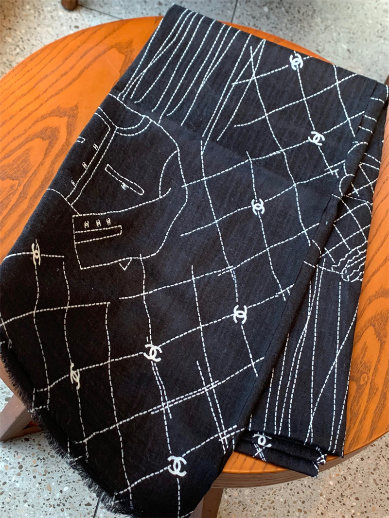 샤넬 샤넬 모던 디자인 캐주얼 캐시미어 스카프 머플러 레플리카 3번 이미지 - 악세사리 | 세미샵 레플리카 사이트