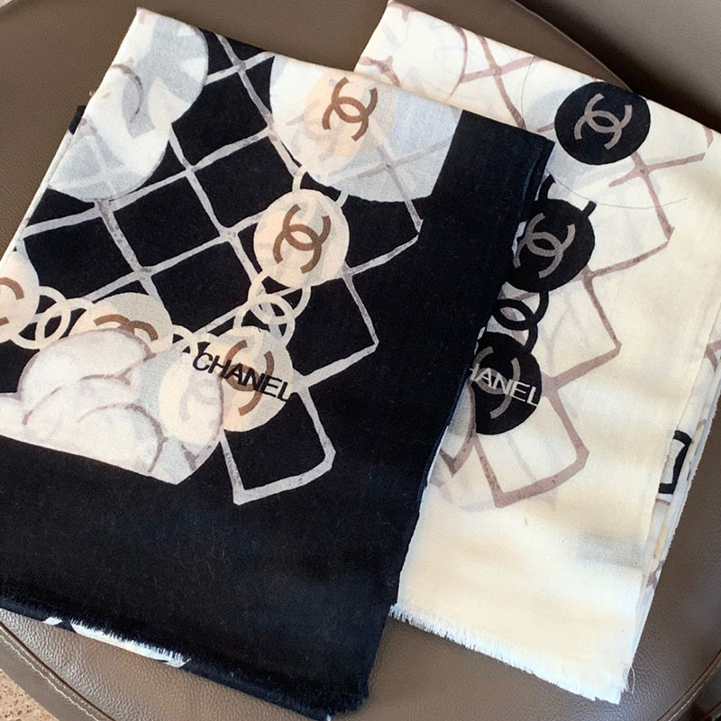샤넬 샤넬 빈티지 캐주얼 캐시미어 스카프 머플러 레플리카 7번 이미지 - 악세사리 | 세미샵 레플리카 사이트