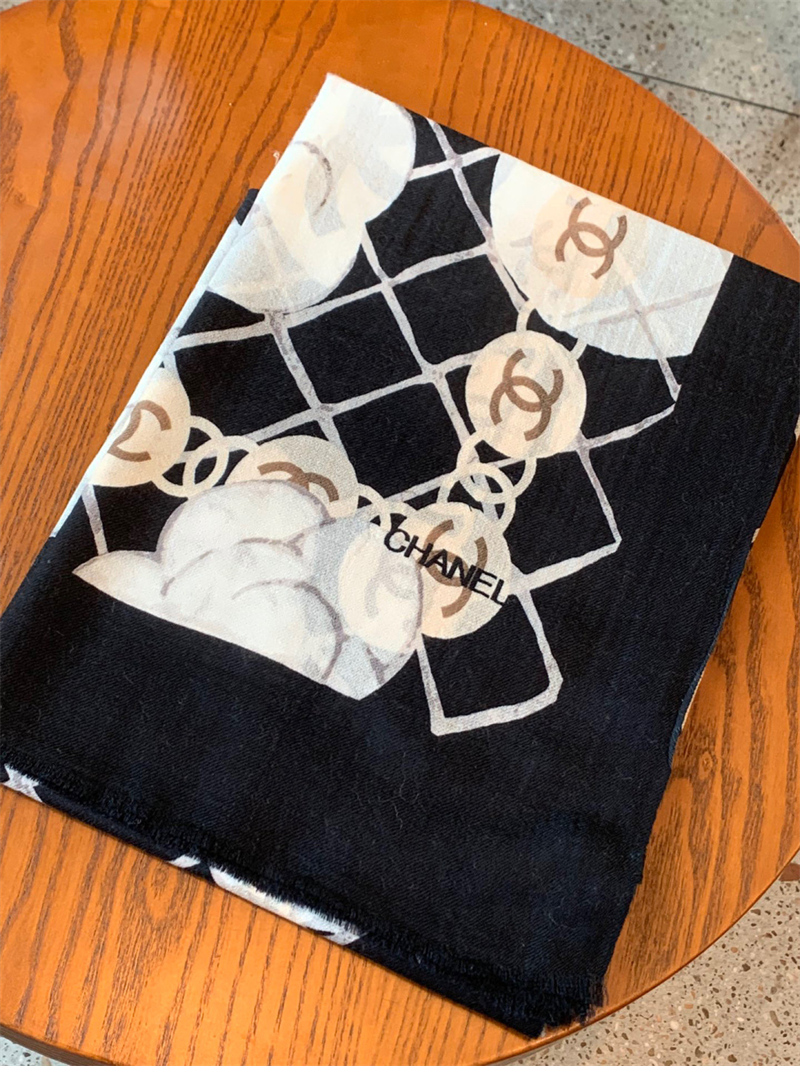 샤넬 샤넬 빈티지 캐주얼 캐시미어 스카프 머플러 레플리카 12번 이미지 - 악세사리 | 세미샵 레플리카 사이트