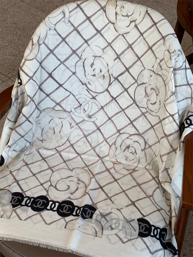 샤넬 샤넬 빈티지 캐주얼 캐시미어 스카프 머플러 레플리카 17번 이미지 - 악세사리 | 세미샵 레플리카 사이트