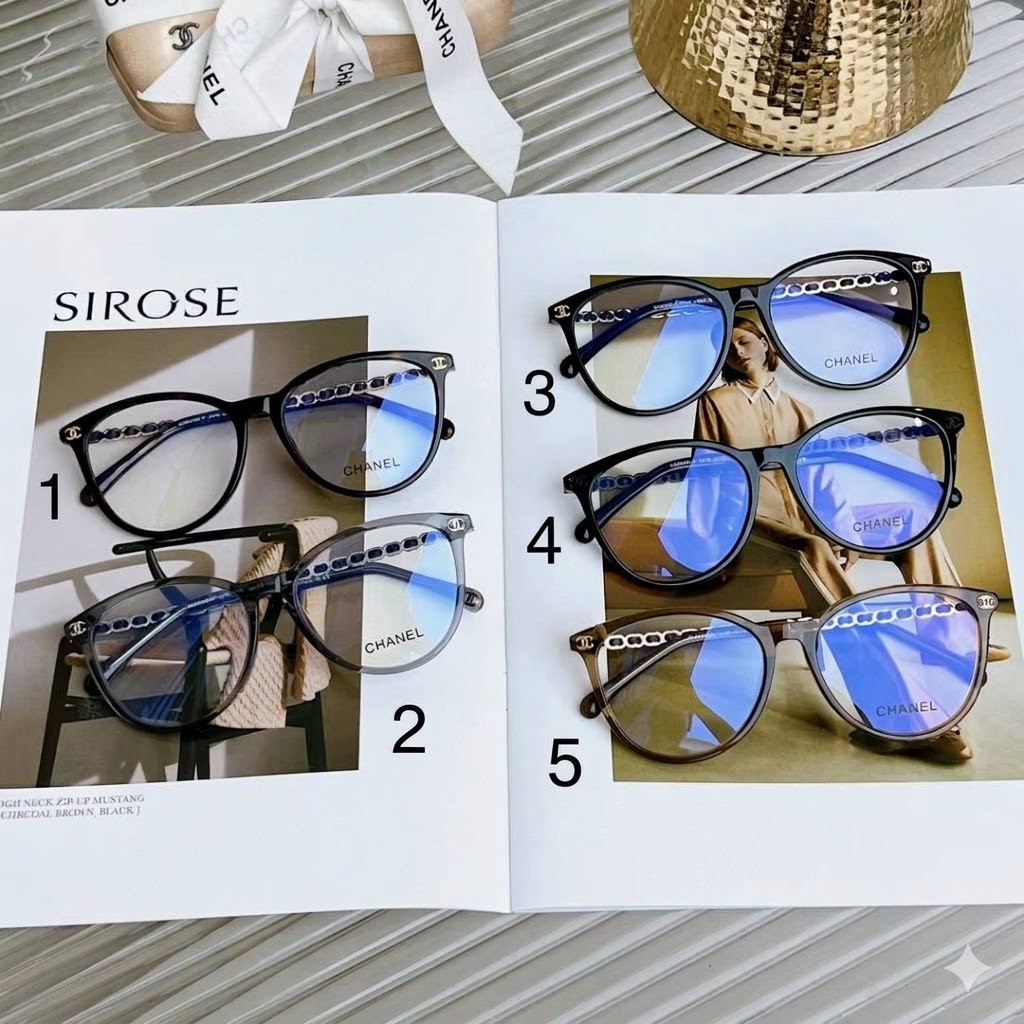 샤넬 샤넬 체인 캣 아이 안경 레플리카 2번 이미지 - 악세사리 | 세미샵 레플리카 사이트