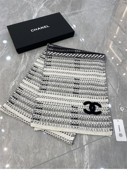 C H A N E L 샤넬 24A 체크 캐시미어 머플러 레플리카 2번 이미지 - 악세사리 | 세미샵 레플리카 사이트