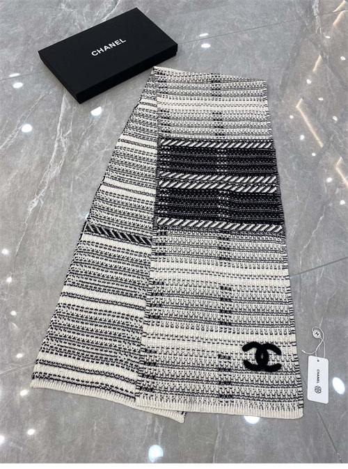 C H A N E L 샤넬 24A 체크 캐시미어 머플러 레플리카 4번 이미지 - 악세사리 | 세미샵 레플리카 사이트