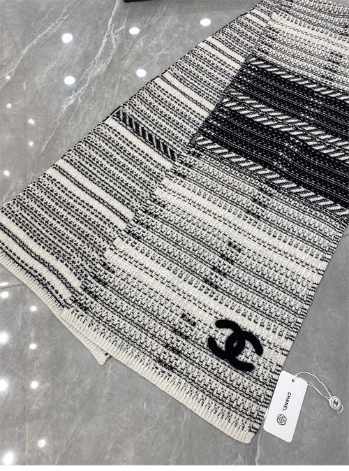 C H A N E L 샤넬 24A 체크 캐시미어 머플러 레플리카 5번 이미지 - 악세사리 | 세미샵 레플리카 사이트