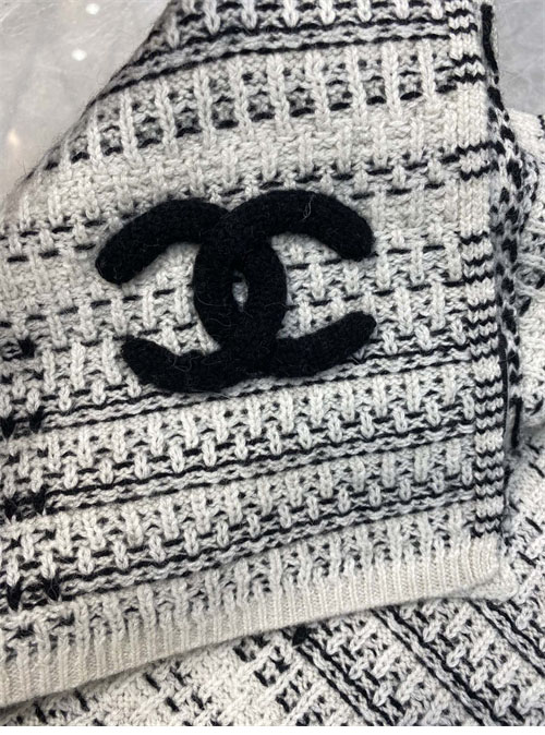 C H A N E L 샤넬 24A 체크 캐시미어 머플러 레플리카 7번 이미지 - 악세사리 | 세미샵 레플리카 사이트