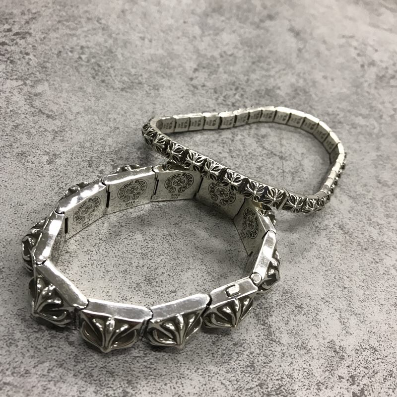 Chrome Hearts 크롬하츠 크로스 블럭 925 실버 팔찌 레플리카 1번 이미지 - 악세사리 | 세미샵 레플리카 사이트