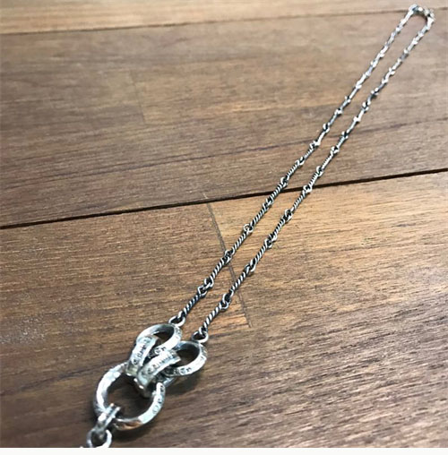 Chrome Hearts 크롬하츠 트위스트 베이비펫 체인 목걸이 펜던트 50cm 레플리카 4번 이미지 - 악세사리 | 세미샵 레플리카 사이트