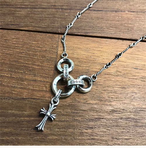 Chrome Hearts 크롬하츠 트위스트 베이비펫 체인 목걸이 펜던트 50cm 레플리카 5번 이미지 - 악세사리 | 세미샵 레플리카 사이트