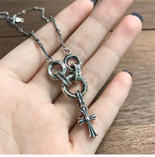 Chrome Hearts 크롬하츠 트위스트 베이비펫 체인 목걸이 펜던트 50cm 레플리카 7번 이미지 - 악세사리 | 세미샵 레플리카 사이트