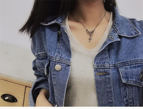 Chrome Hearts 크롬하츠 트위스트 베이비펫 체인 목걸이 펜던트 50cm 레플리카 8번 이미지 - 악세사리 | 세미샵 레플리카 사이트