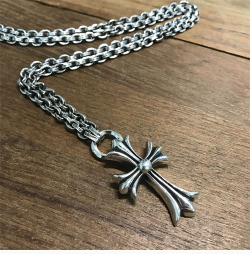 Chrome Hearts 크롬하츠 페이퍼체인 925실버 목걸이 60cm 레플리카 2번 이미지 - 악세사리 | 세미샵 레플리카 사이트