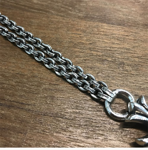 Chrome Hearts 크롬하츠 페이퍼체인 925실버 목걸이 60cm 레플리카 5번 이미지 - 악세사리 | 세미샵 레플리카 사이트