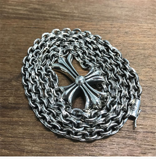 Chrome Hearts 크롬하츠 페이퍼체인 925실버 목걸이 60cm 레플리카 6번 이미지 - 악세사리 | 세미샵 레플리카 사이트