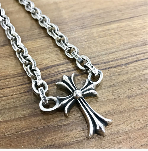 Chrome Hearts 크롬하츠 페이퍼 라지 크로스 펜던트 목걸이 50cm 레플리카 2번 이미지 - 악세사리 | 세미샵 레플리카 사이트