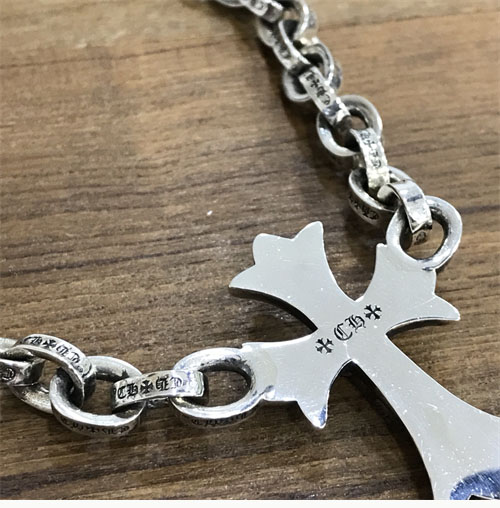Chrome Hearts 크롬하츠 페이퍼 라지 크로스 펜던트 목걸이 50cm 레플리카 4번 이미지 - 악세사리 | 세미샵 레플리카 사이트