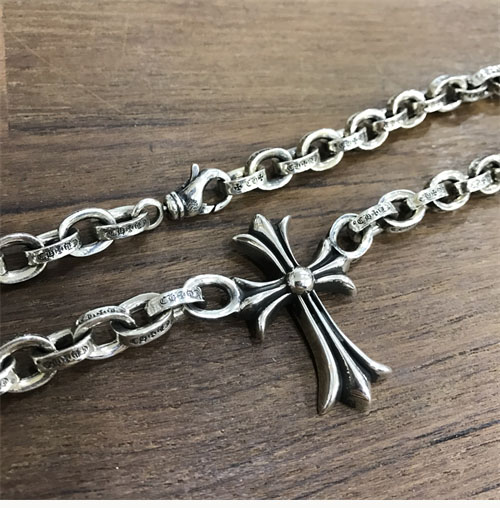 Chrome Hearts 크롬하츠 페이퍼 라지 크로스 펜던트 목걸이 50cm 레플리카 6번 이미지 - 악세사리 | 세미샵 레플리카 사이트