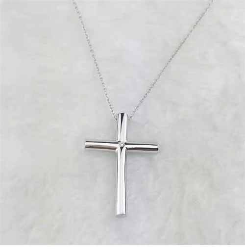 Tiffany And Co 티파니앤코 빅 십자가 큐빅 롱 목걸이 레플리카 3번 이미지 - 악세사리 | 세미샵 레플리카 사이트