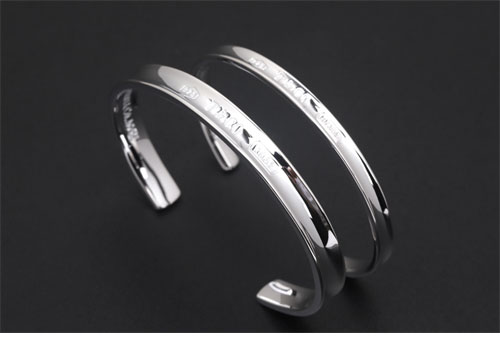 Tiffany And Co 티파니앤코 1837 남성용 실버 뱅글 팔찌 레플리카 3번 이미지 - 악세사리 | 세미샵 레플리카 사이트