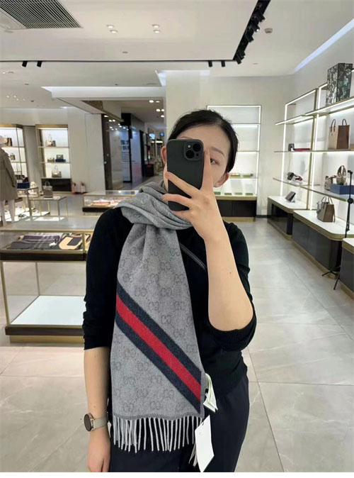 Gucci 구찌 GG 웹 울 머플러 레플리카 3번 이미지 - 악세사리 | 세미샵 레플리카 사이트