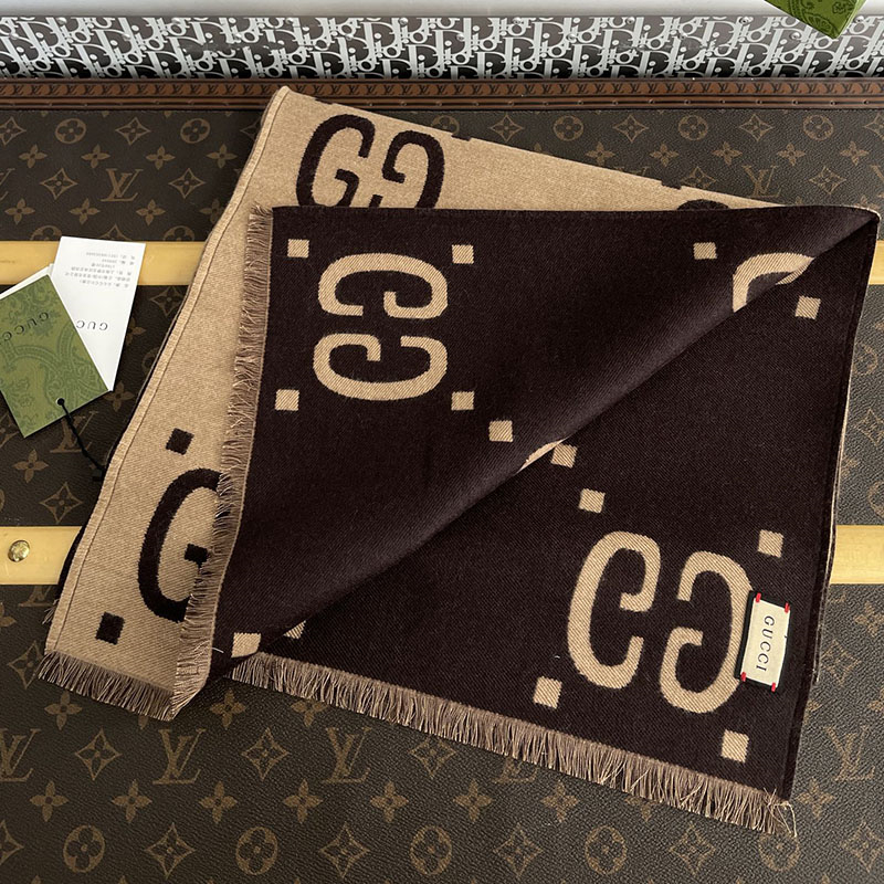 구찌 구찌 GG 자카드 울 실크 스카프 레플리카 1번 이미지 - 악세사리 | 세미샵 레플리카 사이트