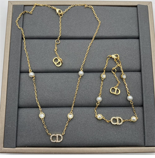 D I O R 디올 CD 클레어 목걸이 귀걸이 팔찌 세트 레플리카 6번 이미지 - 악세사리 | 세미샵 레플리카 사이트