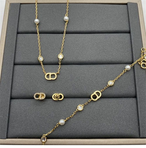 D I O R 디올 CD 클레어 목걸이 귀걸이 팔찌 세트 레플리카 7번 이미지 - 악세사리 | 세미샵 레플리카 사이트