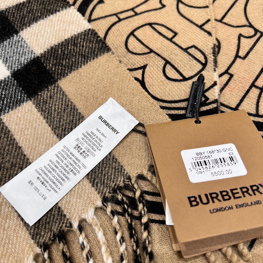 Burberry 버버리 리버시블 체크 모노그램 캐시미어 스카프 머플러 2컬러 레플리카 14번 이미지 - 악세사리 | 세미샵 레플리카 사이트