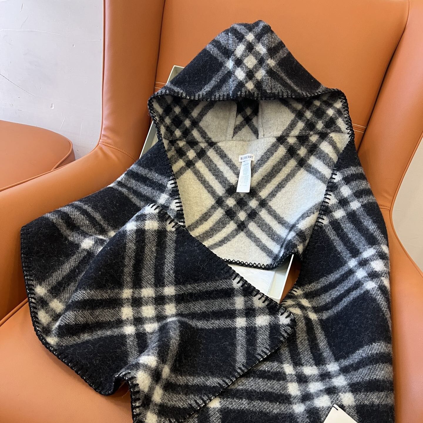 Burberry 버버리 체크 울 후드 머플러 5컬러 레플리카 1번 이미지 - 악세사리 | 세미샵 레플리카 사이트