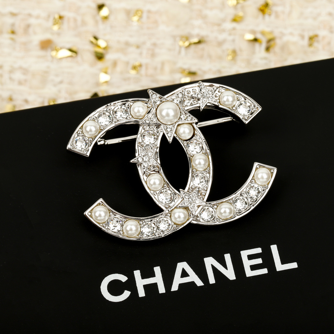 샤넬 CC 로고 코스튬 브로치 3번 이미지