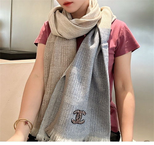C H A N E L 샤넬 CC로고 양면 울 머플러 레플리카 2번 이미지 - 악세사리 | 세미샵 레플리카 사이트
