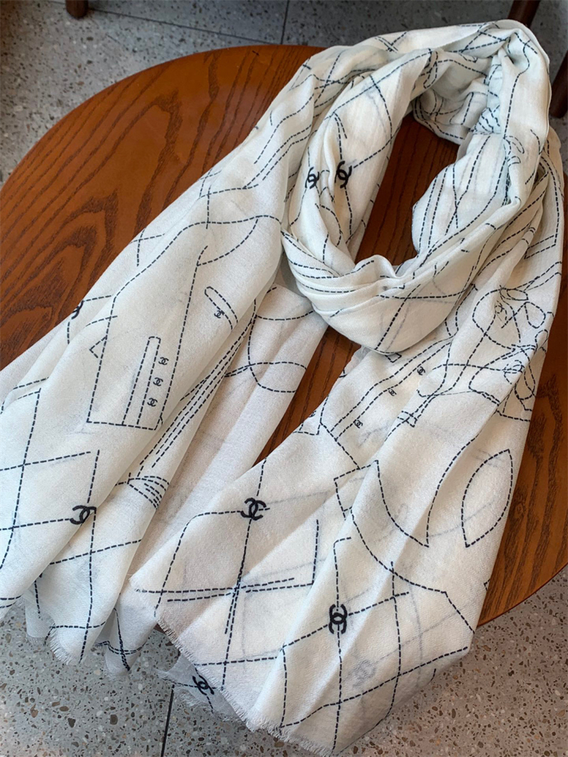 샤넬 샤넬 모던 디자인 캐주얼 캐시미어 스카프 머플러 레플리카 9번 이미지 - 악세사리 | 세미샵 레플리카 사이트