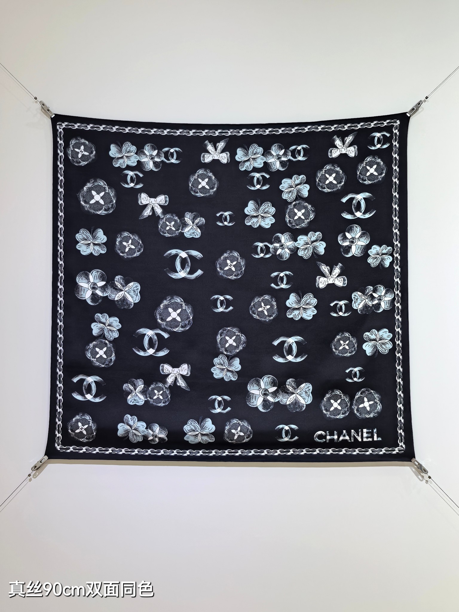 샤넬 스퀘어 스카프