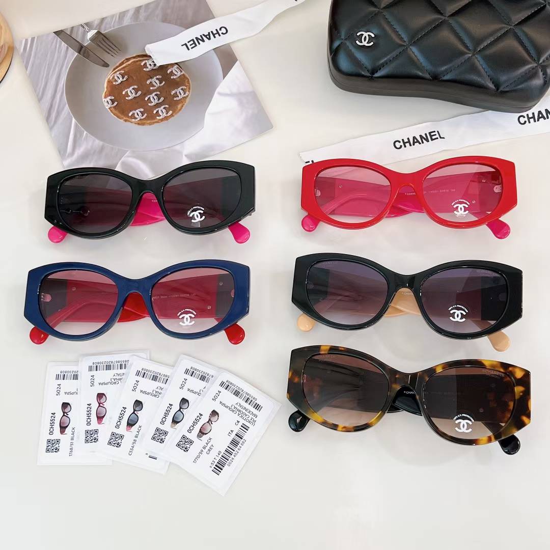 샤넬 오벌 선글라스