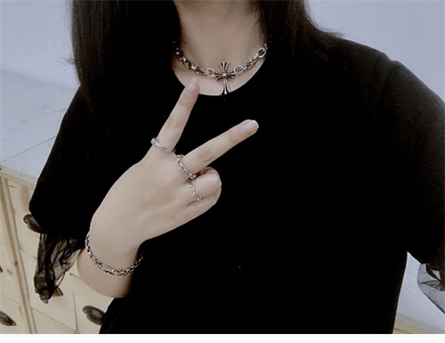 Chrome Hearts 크롬하츠 페이퍼 라지 크로스 펜던트 목걸이 50cm 레플리카 9번 이미지 - 악세사리 | 세미샵 레플리카 사이트