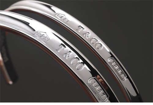 Tiffany And Co 티파니앤코 1837 남성용 실버 뱅글 팔찌 레플리카 4번 이미지 - 악세사리 | 세미샵 레플리카 사이트