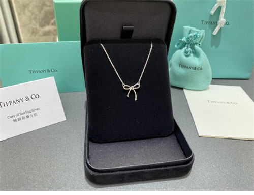 Tiffany And Co 티파니앤코 스털링 실버 리본 보우 목걸이 레플리카 3번 이미지 - 악세사리 | 세미샵 레플리카 사이트