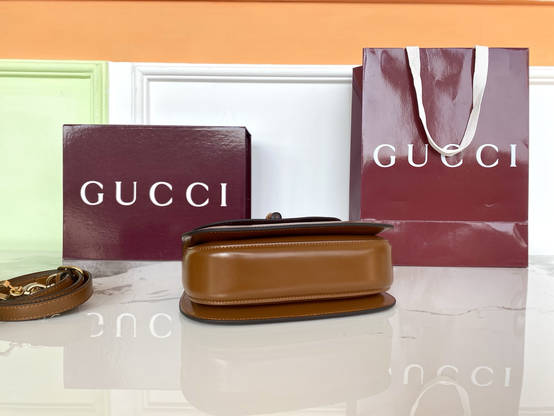 Gucci 구찌 뱀부 1947 스몰 탑 핸들 레플리카 4번 이미지 - Bag | 세미샵 레플리카 사이트