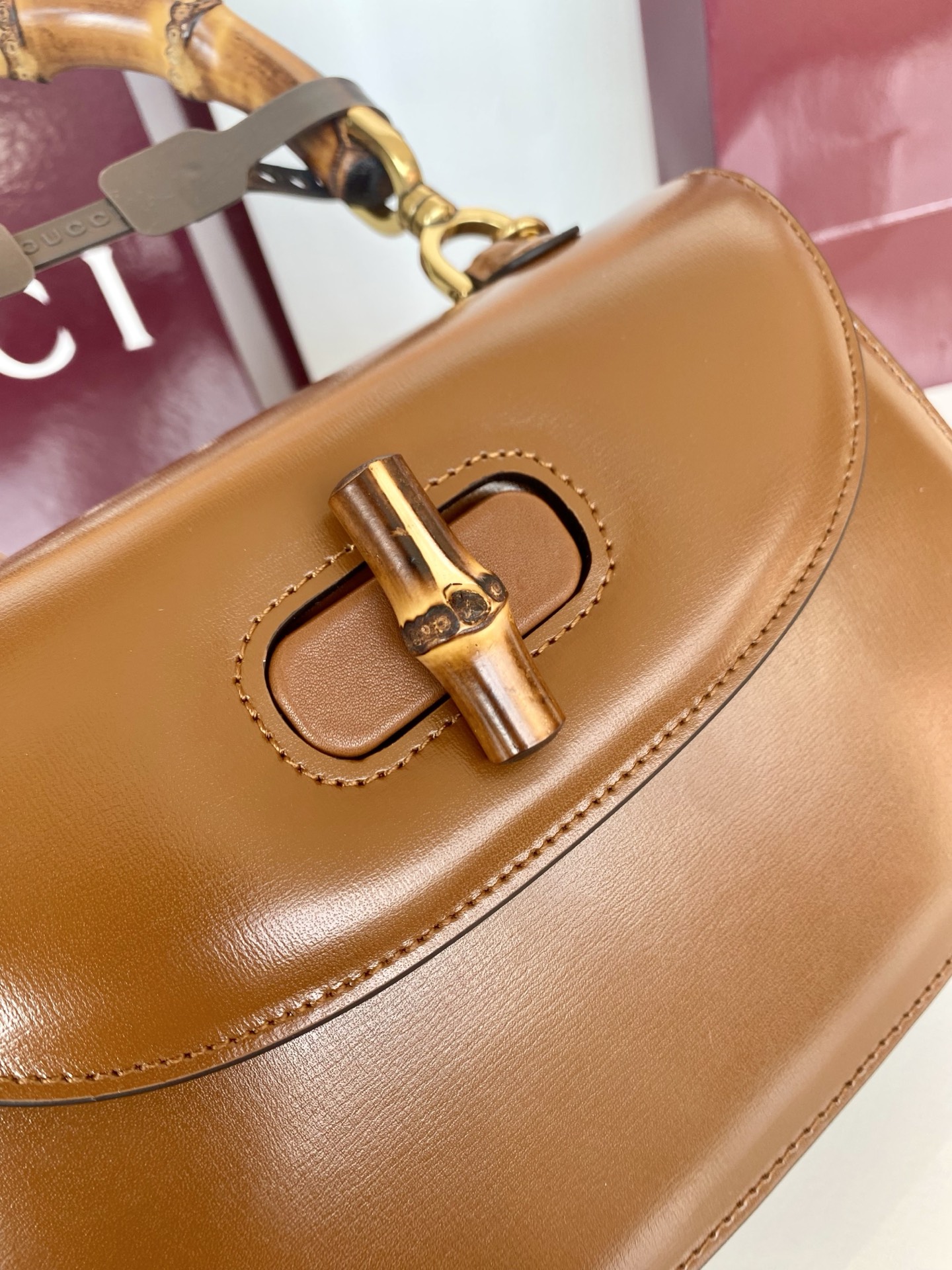 Gucci 구찌 뱀부 1947 스몰 탑 핸들 레플리카 5번 이미지 - Bag | 세미샵 레플리카 사이트