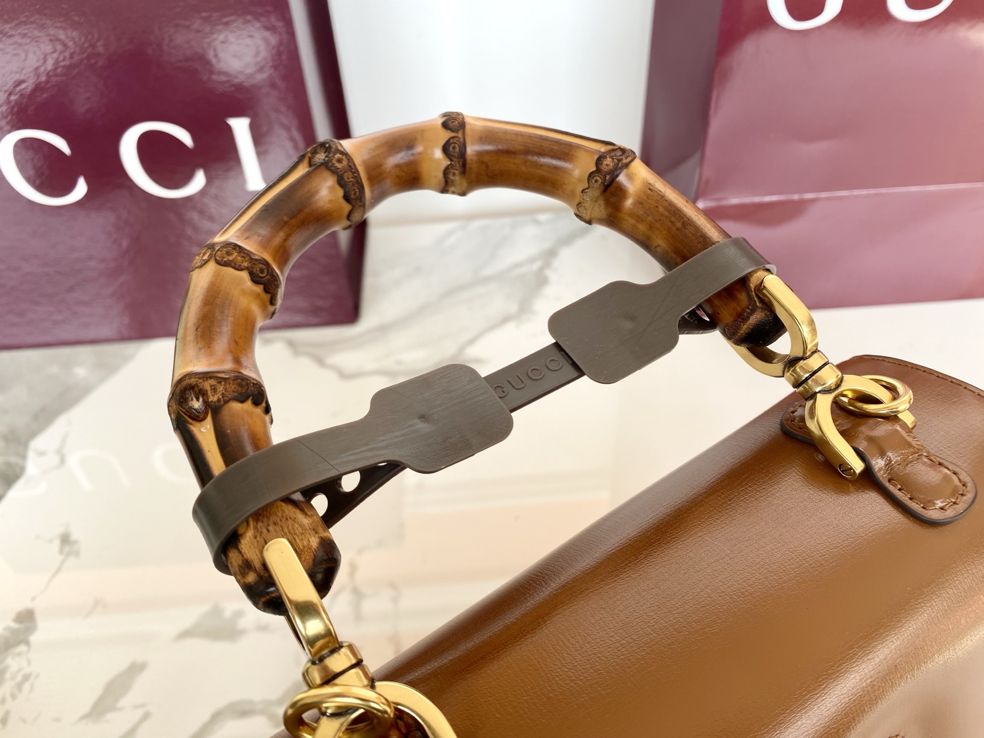 Gucci 구찌 뱀부 1947 스몰 탑 핸들 레플리카 6번 이미지 - Bag | 세미샵 레플리카 사이트