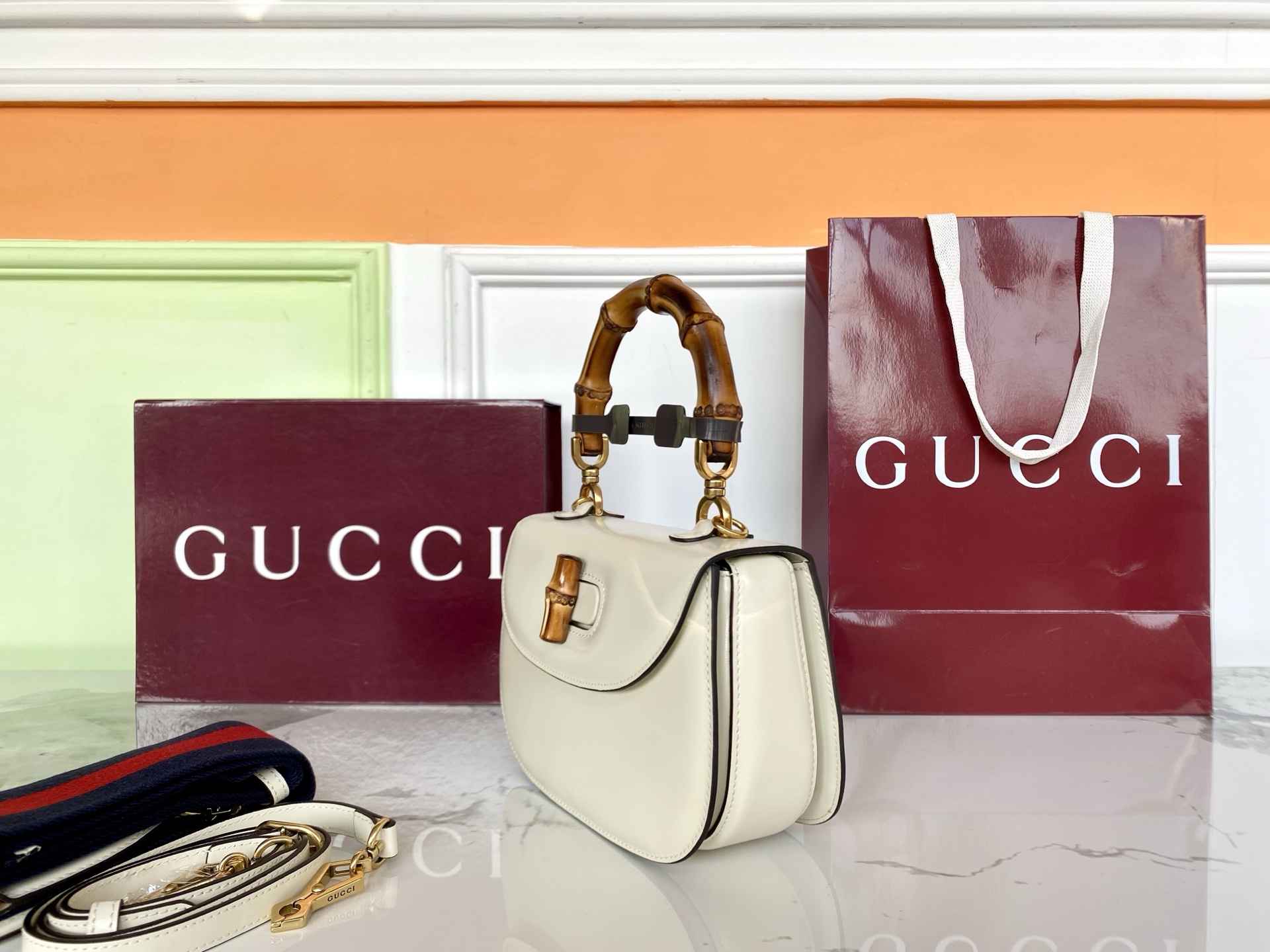 Gucci 구찌 뱀부 1947 스몰 탑 핸들 레플리카 3번 이미지 - Bag | 세미샵 레플리카 사이트