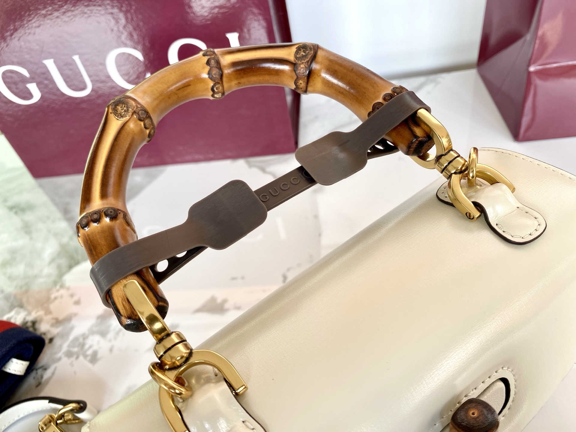 Gucci 구찌 뱀부 1947 스몰 탑 핸들 레플리카 6번 이미지 - Bag | 세미샵 레플리카 사이트