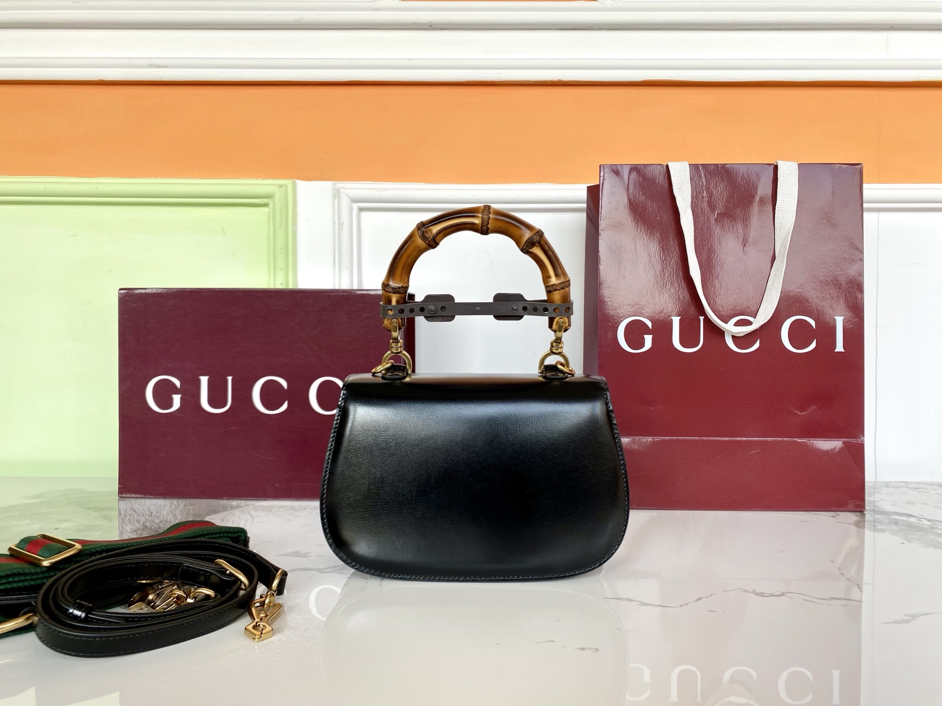 Gucci 구찌 뱀부 1947 스몰 탑 핸들 레플리카 2번 이미지 - Bag | 세미샵 레플리카 사이트